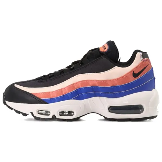 Nike Air Max 95 Running Shoes Women's Low-top Black/white/pink/blue