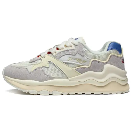LiNing 001 Casual Shoes Women's Low-Top White Yellow
