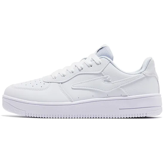 Erke Low Top Skateboard Shoes Women's Positive White Light Gray