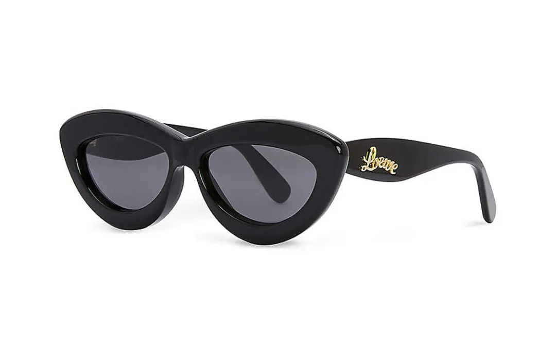 LOEWE Plate Frame Cat Eye Sunglasses Women's