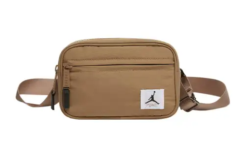 Jordan Fabric Crossbody Bag, Shoulder Bag Unisex Brown