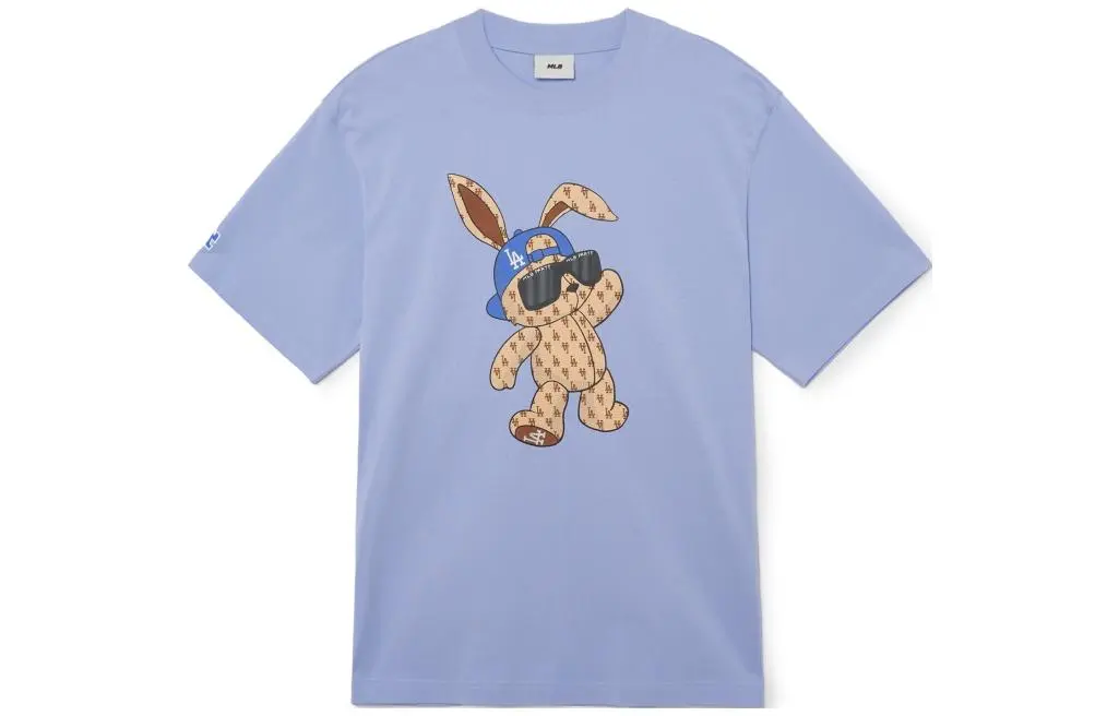 MLB SS23 T Shirt Unisex Purple Blue