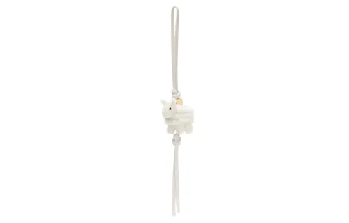 LOEWE Cow Leather Charms Women's White
