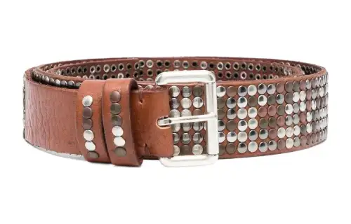 Golden Goose Leather Belts Men's Brown