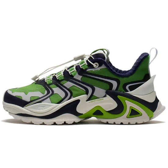 LiNing Cat Paw ACE Cushioned Anti-Slip And Wear-Resistant Lightweight Low-Top Casual Shoes Women's Green