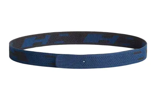 HERMES Belt Men's Blue/Black Width 3.2cm