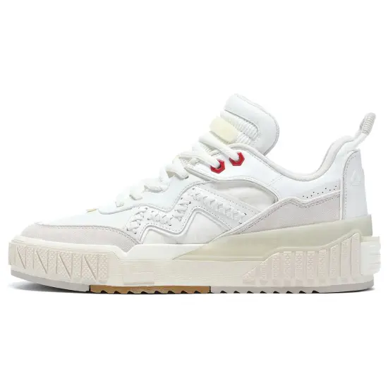 LINING 001 UNBLOCK Skateboard Shoes Men Low-Top White