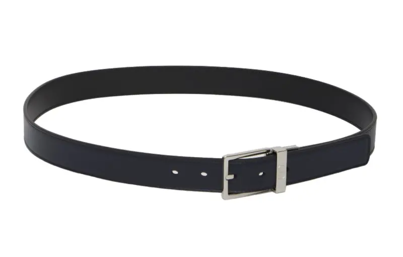 DIOR Minimalist Style Cow Leather Belts Men's Width 3cm