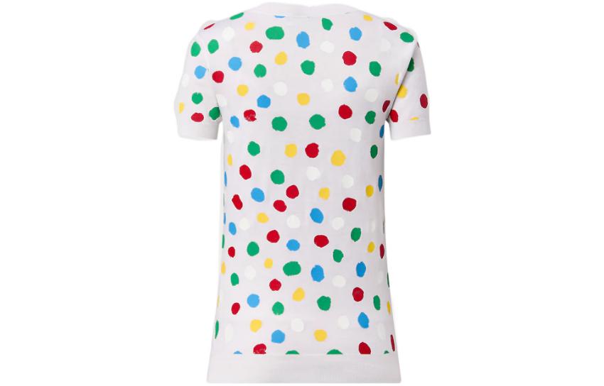 Женская футболка Louis Vuitton LOUIS VUITTON × /Yayoi Kusama SS23 (белая) — фото 2