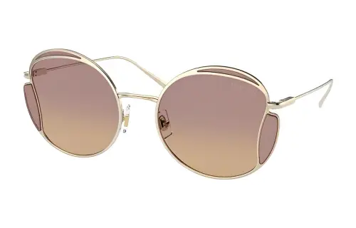 MIU MIU Sunglasses Women's Gold