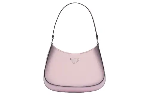 PRADA Leather Handbag, Shoulder Bag Women's Pink
