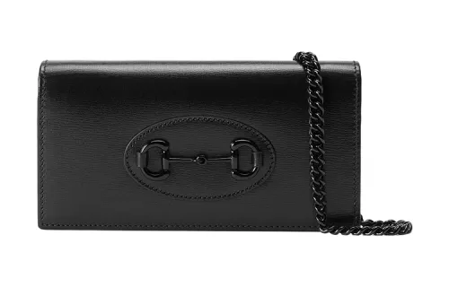 GUCCI Horsebit 1955 Leather WOC Mini Bag Shoulder Bag, Crossbody Bag Small Women's Black