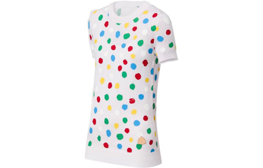 Женская футболка Louis Vuitton LOUIS VUITTON × /Yayoi Kusama SS23 (белая) — фото 3