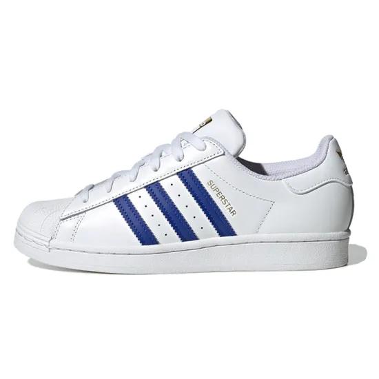 adidas Superstar White Semi Lucid Blue Gold Metallic (W)