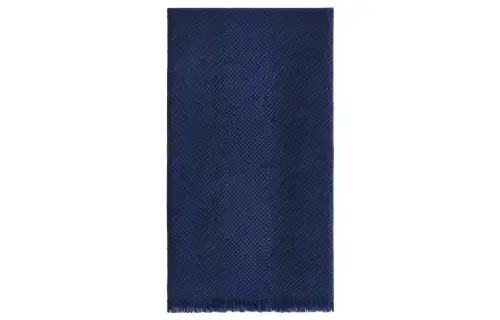 Loro Piana Knit Scarves Men's Blue