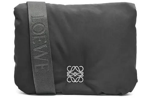 LOEWE Goya Nylon Crossbody Bag, Shoulder Bag Women's Black