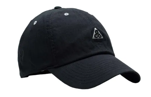 Nike Cotton Baseball Caps Unisex Black