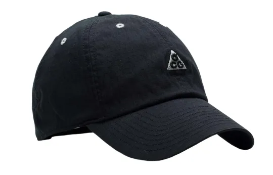 Nike Cotton Baseball Caps Unisex Black