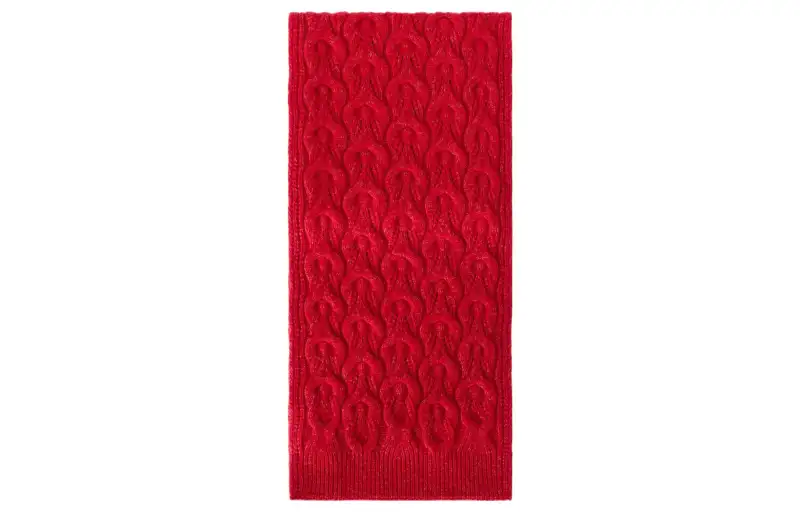 Loro Piana Knit Scarves Women's Red