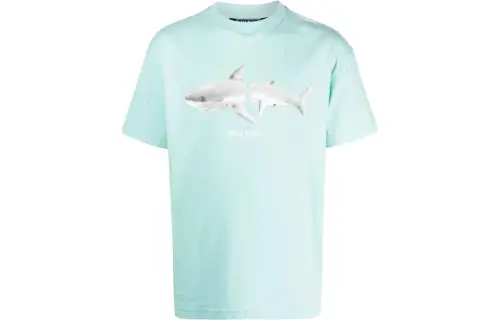 PALM ANGELS White Shark Classic Tee