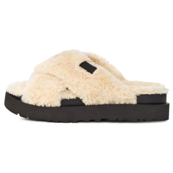 UGG Fuzz Sugar Cross Slides
