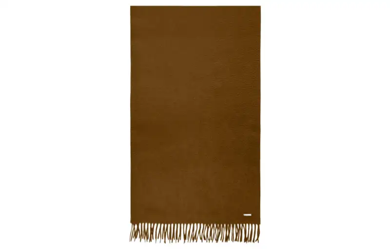 Loro Piana Knit Scarves Men's Dark Umber