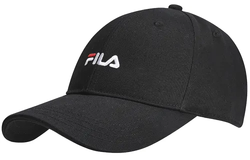 FILA Cotton Baseball Caps Unisex Black