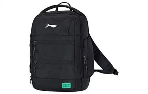 Li Ning Polyester Sports Backpack Unisex Black