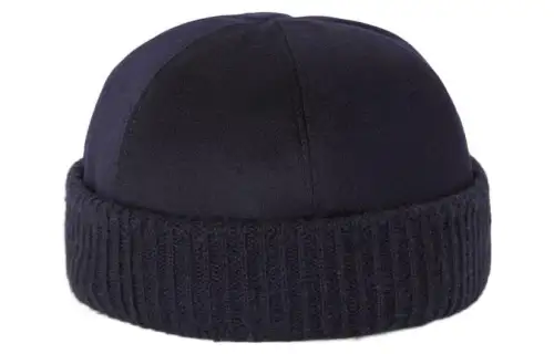 Loro Piana Logo Patch Knitted Beanie
