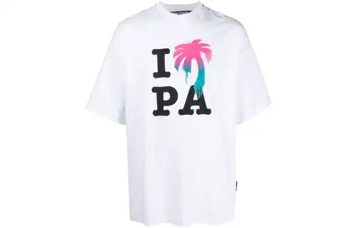 PALM ANGELS Logo Print T shirt