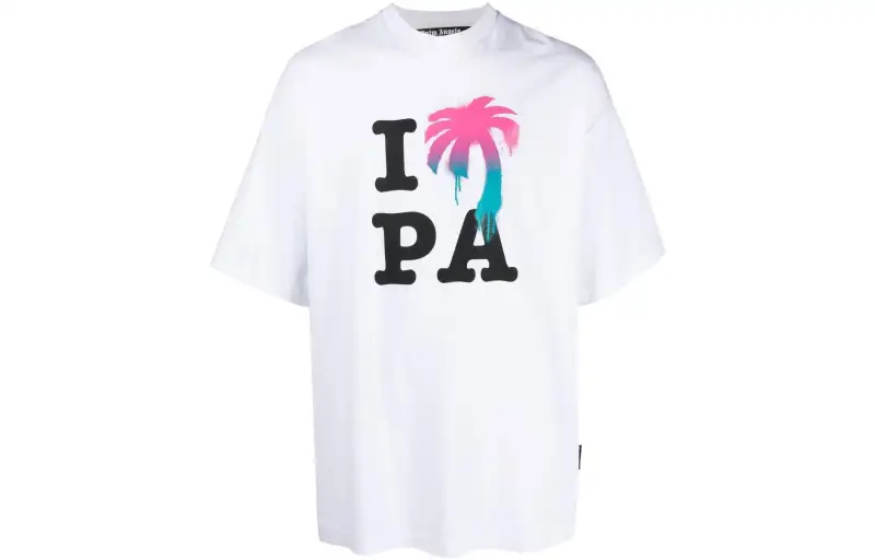 PALM ANGELS Logo Print T shirt