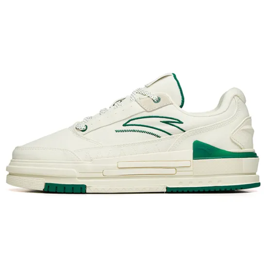 Anta Bump Low-Top Skateboard Shoes Women's White Green