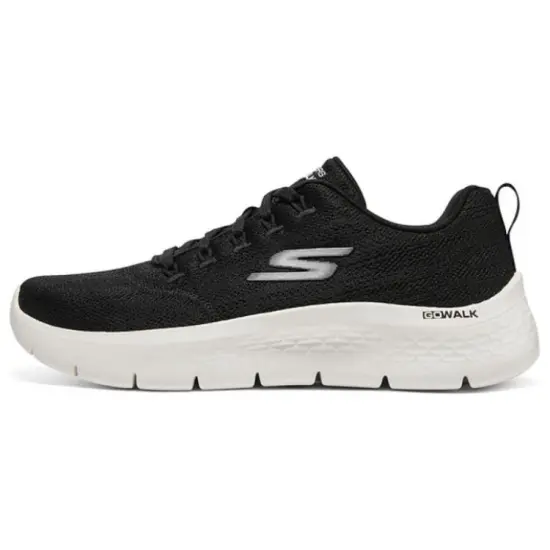 Skechers Go Walk Fle Cushioning Anti-Slip And Wear-Resistant Rebound Low-Top Casual Shoes Women's Black White
