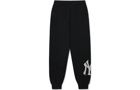 MLB New York Yankees Knitted Sweatpants Unisex Black