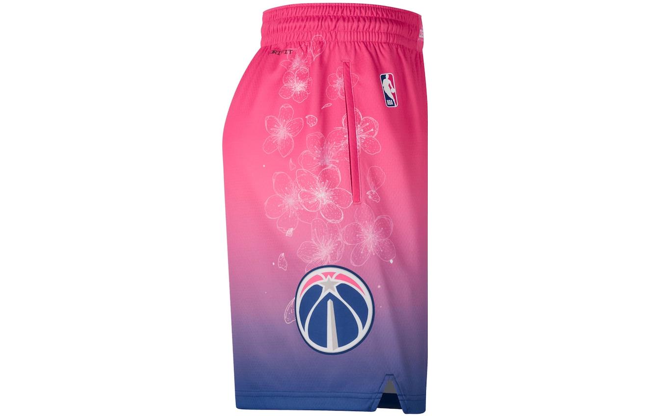 Nike Basketball Shorts Men’s Pink Moderate Straight Fit Pants