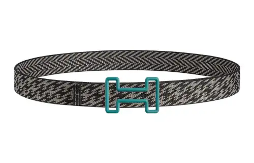 HERMES Nylon Belts Men's Width 3.2cm