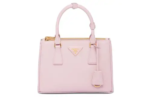 PRADA Galleria Killer Bag Calfskin Shoulder Bag, Crossbody Bag, Handbag Small Women's Snow Pink