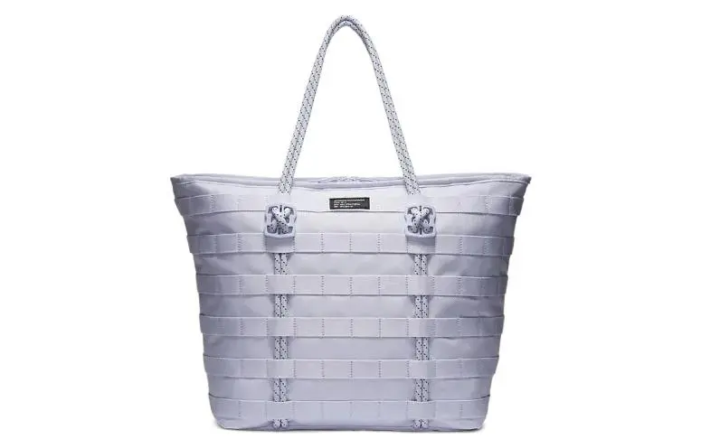 Nike Athleisure Polyester Tote Bag, Shopping Bag, Shoulder Bag, Handbag Regular Unisex Light Purple