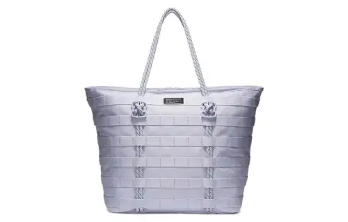 Nike Athleisure Polyester Tote Bag, Shopping Bag, Shoulder Bag, Handbag Regular Unisex Light Purple
