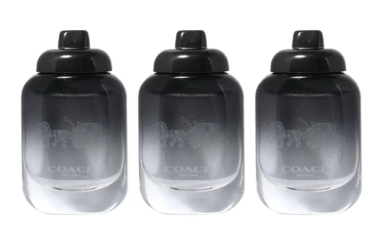 COACH Classic carriage, perfume sample, wooden set, 3 piece set, 4.5 ml