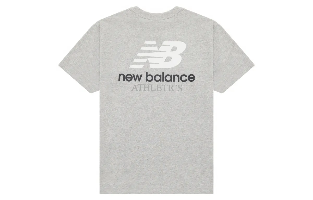 New Balance T Shirt Unisex Light Gray