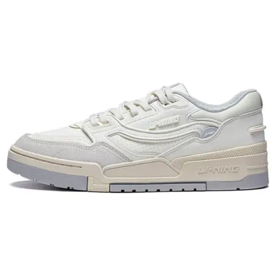 LiNing 001 BTC Btc Durable Breathable Low-Top Skateboard Shoes Women's White