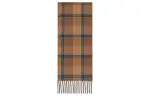 GUCCI Knit Scarves Women's Camel/Sky Blue