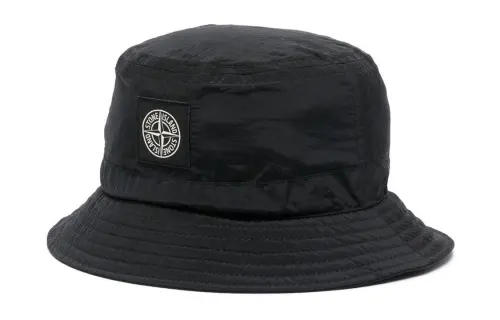 STONE ISLAND Junior Logo Patch Bucket Hat