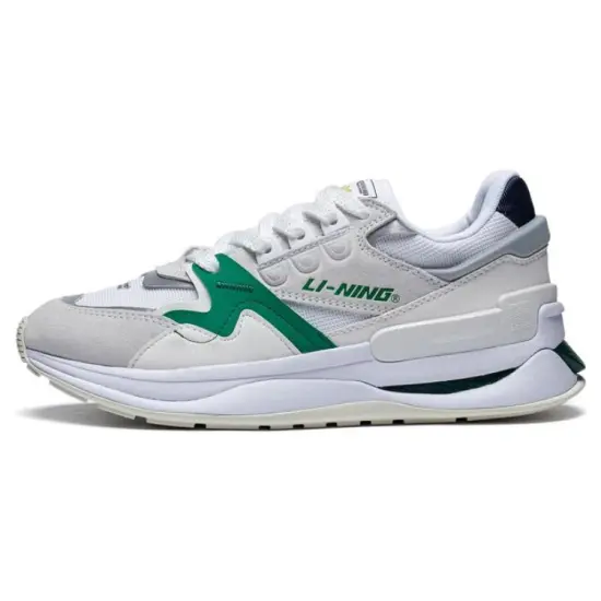 LiNing 001 Innocence V2 Innocent V2 Durable Breathable Low Top Sports Casual Shoes White Green
