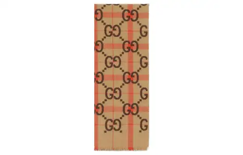 GUCCI Gg Jacquard Reversible Scarf