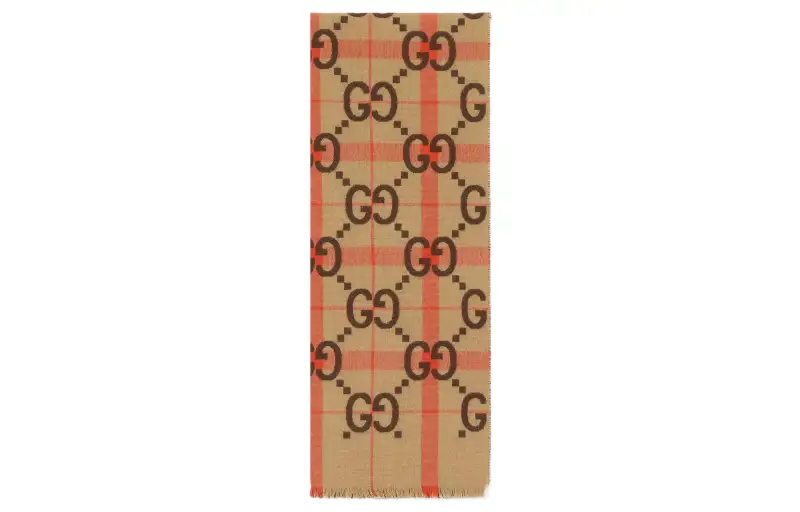 GUCCI Gg Jacquard Reversible Scarf