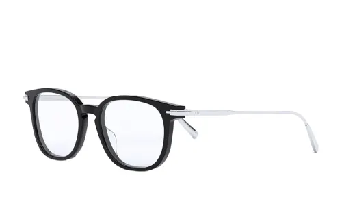DIOR Plate Frame Square Eyeglass Frame/Lens Men's Black