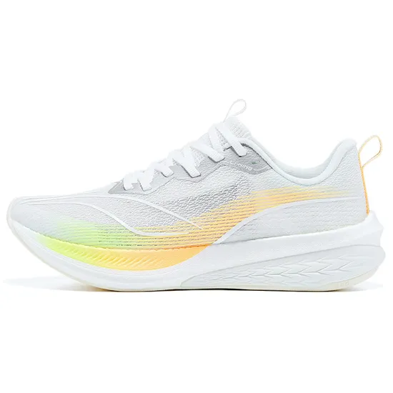 LiNing Red Hare 6 Pro Shock Absorbers Slip Resistant Abrasion Resistant Low top Sprint Running Shoes Women's White