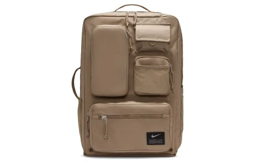 Nike Polyester Backpack Regular Unisex Brown